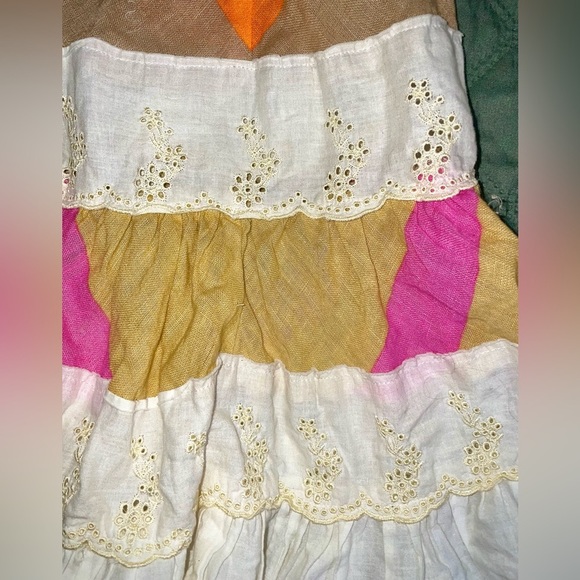 FREE PEOPLE "Taste The Rainbow" Dress - Tropical Punch Combo- Size 6, EUC - Picture 6 of 15